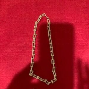 designer inspired, hardware chain necklace and bracelet